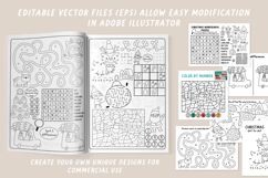 Christmas village coloring games and activities for kids Product Image 13