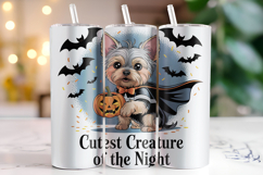 Cutest Creature of the Night Tumbler Wrap | Sublimation Product Image 1