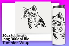 Tumbler Tales: Colorful Cat Adventures Product Image 1