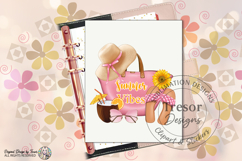 Pink Summer Vibes Beach Tote Design | Tropical Vacation Art Product Image 12