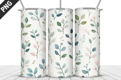 Flowers Tumbler Wrap | Sublimation Design | Tumbler PNG Product Image 1