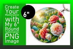 Stylish Circle Design for Sublimation , Flower Product Image 1