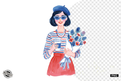 Summer Café Moments Parisian Clipart Product Image 1