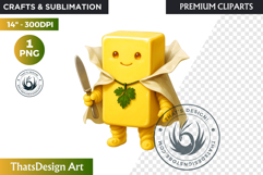 Fantasy Food Characters RPG Clipart PNG Graphics Product Image 1