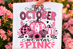 In October We Wear Pink PNG Product Image 1