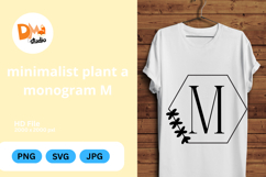 Minimalist Plant Monogram Product Image 1