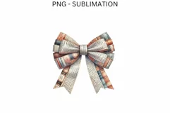 Bookish Bow PNG, Coquette Aesthetic for Book Lover Product Image 4