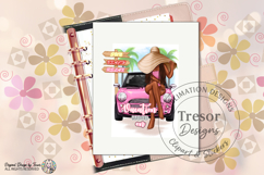 Vacation Mood On Pink Beach Car Design Summer Vacation Vibes Product Image 12