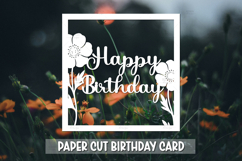 20 Happy Birthday Greeting card SVG,Paper cut SVG Birthday Product Image 4