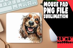 Quirky Funny Dog Sublimation Mousepad PNG Product Image 1