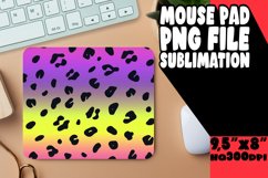 Exotic Leopard Mouse Pad Gradient Pattern PNG Product Image 1