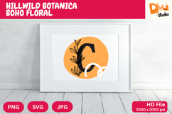 Hillwild Botanica Boho Floral Monogram Product Image 1