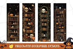 Magic Halloween Bookmark PNG, Gothic Bookmark Designs Product Image 1
