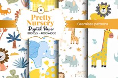 Nursery Seamless patterns and Seamless backgrounds Product Image 1