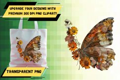 Springtime Symphony: Butterfly Sublimation PNG Product Image 1