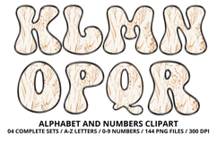 Honey bee Alphabet png clipart, honey bee letters doodle Product Image 3