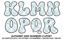 Fairytale Princess Alphabet Letters &amp; Numbers Clipart PNG Product Image 3
