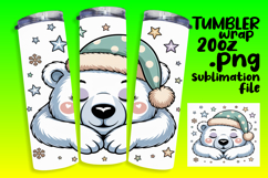 STUNNING 20oz PNG Tumbler Template , Cute Christmas Product Image 1