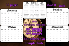 2027 horizontal Calendar Product Image 1