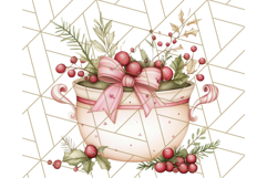 Christmas Cottagecore Kitchen Clipart PNG, Holiday Decor Product Image 5