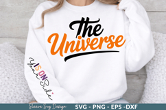 the universe Sleeve SVG Designs,Positive quotes Sleeve SVG Product Image 1