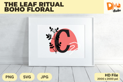 The Leaf Ritual Boho Floral Monogram Product Image 1