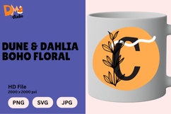 Dune &amp; Dahlia Boho Floral Monogram Product Image 1