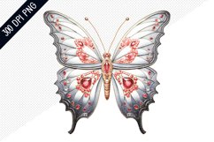 Bejeweled Butterfly Sublimation - Butterfly Sublimation Product Image 1