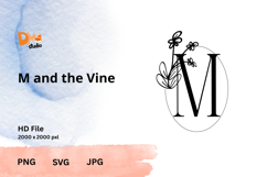 and the Vine Monogram Product Image 1