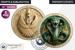 Ancient Egyptian Gods Pantheon Mythology Graphics cliparts Product Image 1
