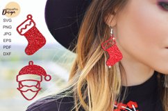 Christmas earrings Earring SVG bundle Product Image 4