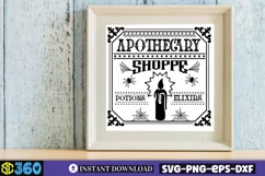 Apothecary shoppe potions. elixirs SVG, Vintage Halloween Product Image 4
