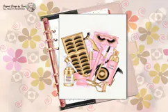 Lash Artist Sublimation PNG Beauty Tools Pink Gold Product Image 10