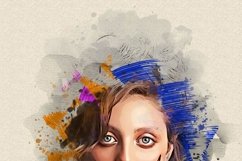 Realistic Watercolor Canvas Painting Product Image 6