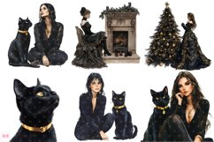 Gothic Christmas Clipart Product Image 4