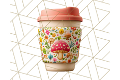 Fall Coffee Cup Clipart PNG, Autumn Mugs, Cozy Drinks Png Product Image 5