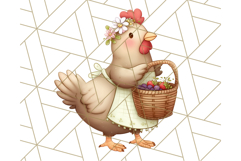 Cottagecore Kitchen Chicken Clipart PNG, Fairytale Style Product Image 5