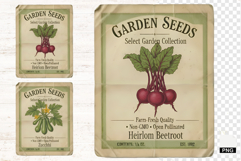 Spring Vegetable Seeds Packet PNG Product Image 1