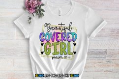 Beautiful covered girl psalm 91:4 PNG Product Image 4