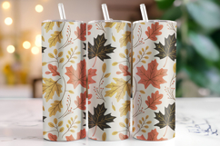 Fall Leaves Tumbler Wrap | Sublimation | Tumblers Product Image 1