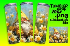 Blooming Gnome Mouse Tumbler Wrap 20oz Product Image 1