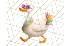 Tropical Fruit Party Animals PNG Clipart, Cute Summer Animal Product Image 5
