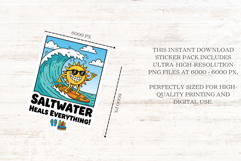 Summer Surfing Stickers Product Image 3