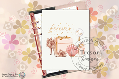 Forever Love Bridal PNG Pink Shoes Gift Clipart Sublimation Product Image 11
