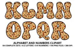 Vintage Toys Alphabet and Numbers PNG 300 DPI Product Image 3