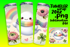 FASHIONABLE PNG for 20oz Tumbler , Cute Ghost Product Image 1