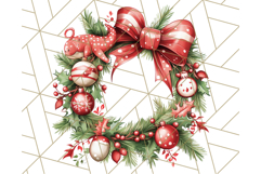 Christmas Dinosaur PNG Clipart, Cute Dino Holiday Art Png Product Image 5
