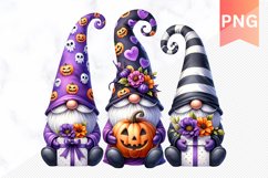 Halloween Gnome Sublimation - Clipart PNG Design Product Image 1