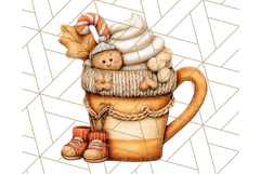 Fall Cookie Clipart PNG, Autumn Sweets Pumpkin Cookies Product Image 5