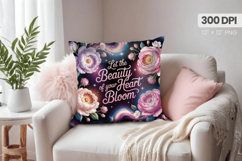Inspirational Quotes Pillow PNG Motivational PNG Sublimation Product Image 1